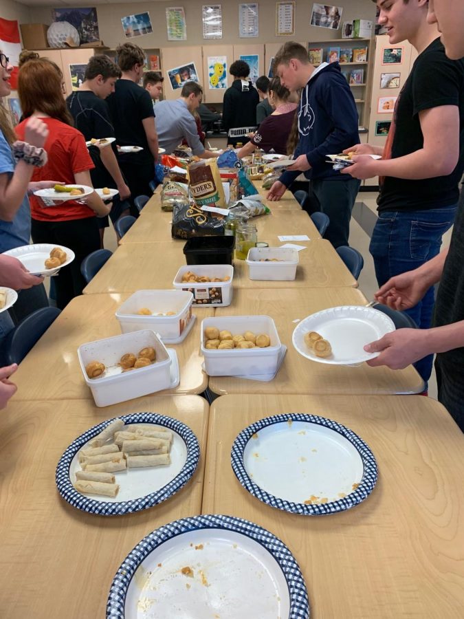 Cream+puffs%2C+taquitos%2C+and+pasta+oh+my%21+For+Food+Day%2C+there+was+a+plethora+of+food+brought+in+by+students+for+their+class+period.+These+foods+were+purposefully+all+from+different+cultures+to+celebrate+diversity.+